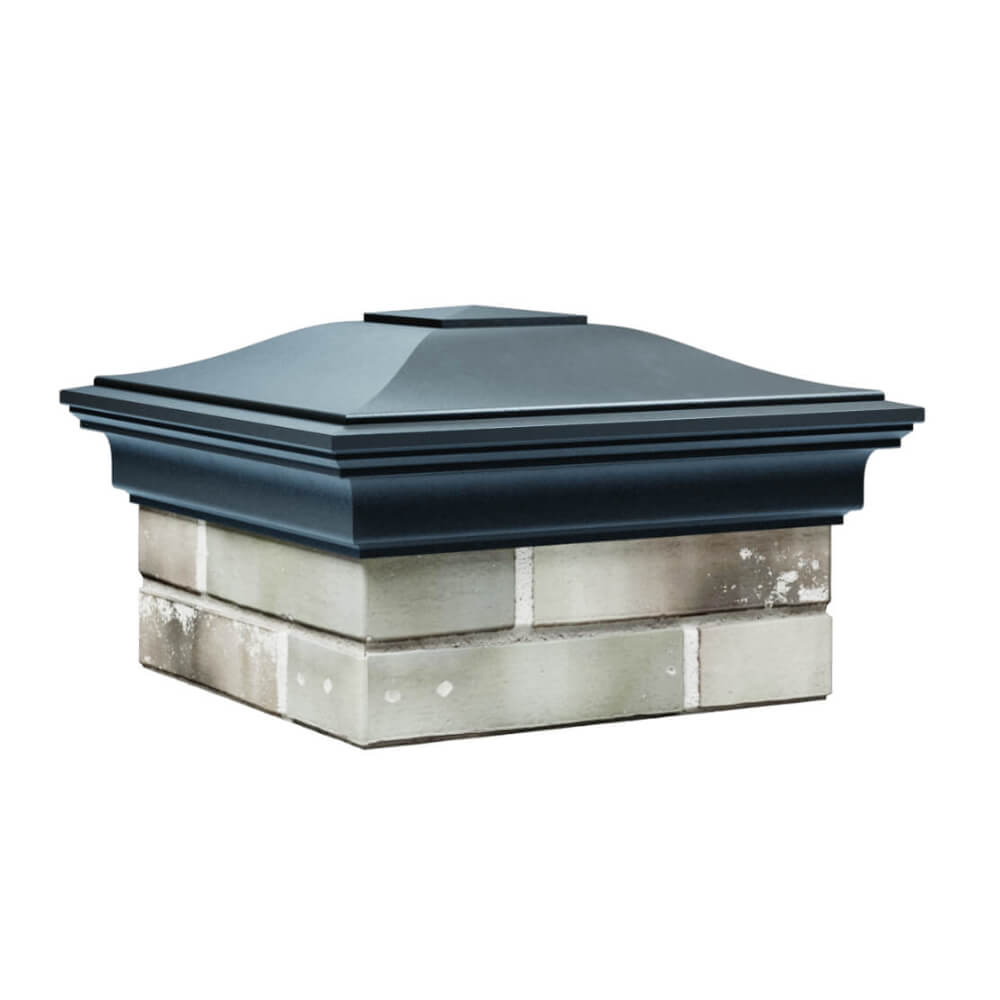 Колпак Zking Монблан Серый на столб 1.5х1.5 еврокирпича 0.7НФ (355х355мм) в Калуге фото