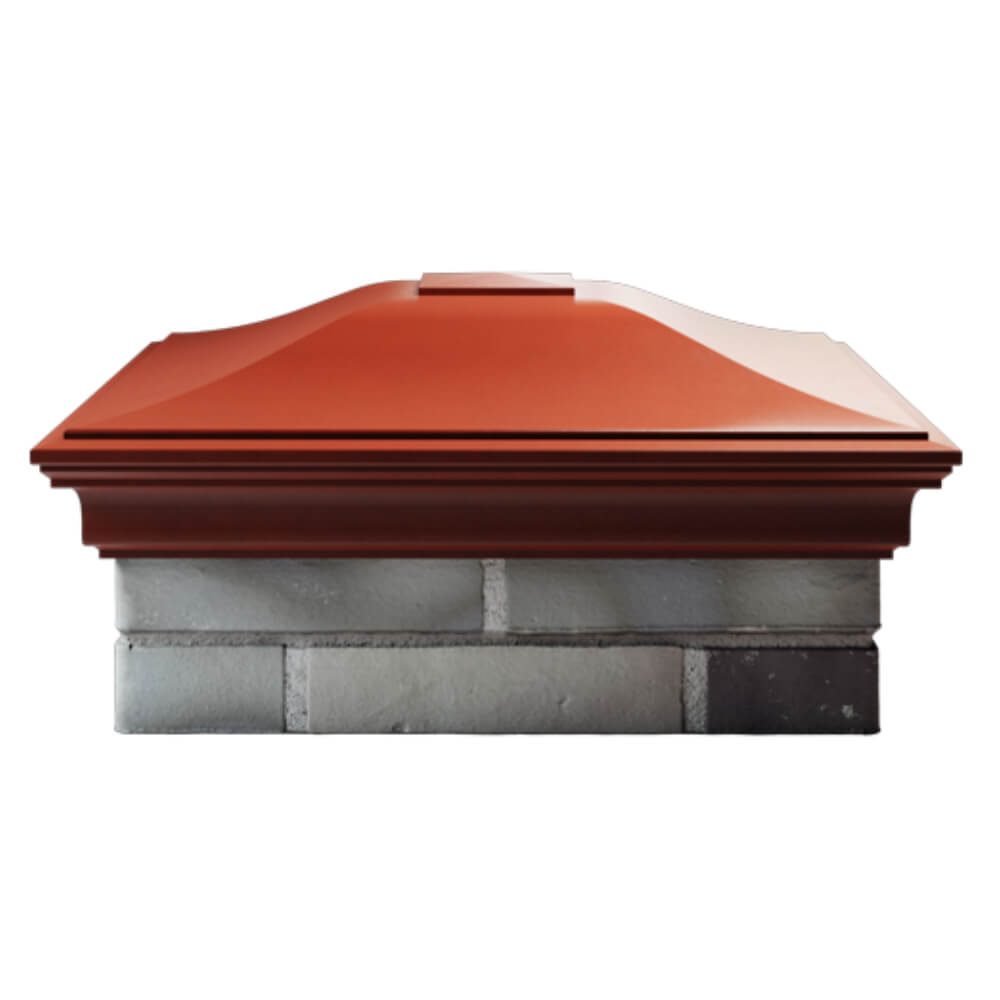 Колпак Zking Монблан Красный на столб 2х2 кирпича (515х515мм) в Калуге фото