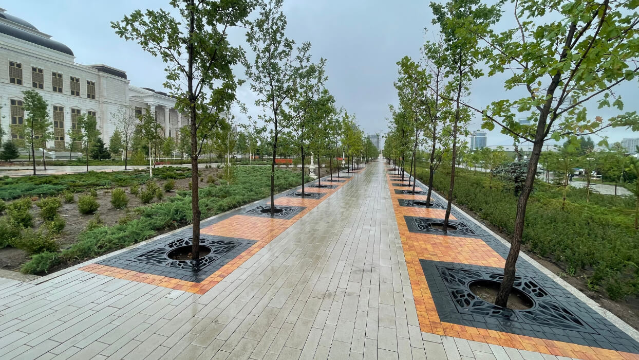 Приствольная решетка для дерева ZKING CRUST 1.2х1.2м Черная в Калуге фото