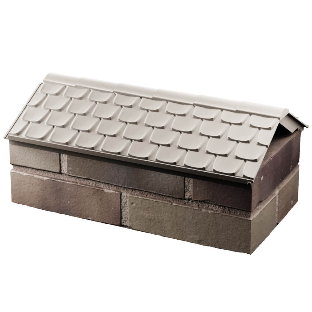 Парапет Zking Эльбрус Бежевый с посадкой на 1 кирпич (255мм) в Калуге фото