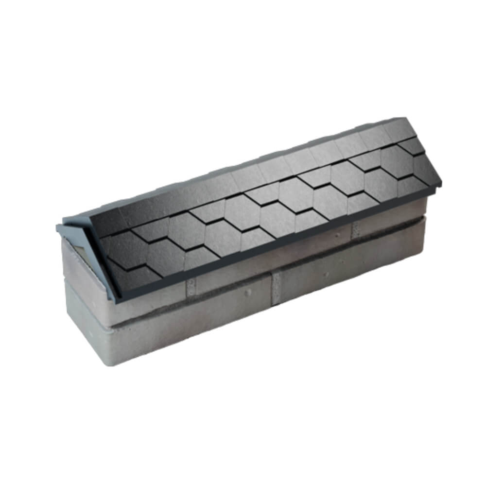 Парапет Zking Эверест Черный с посадкой на 0.5 кирпича (130мм) в Калуге фото