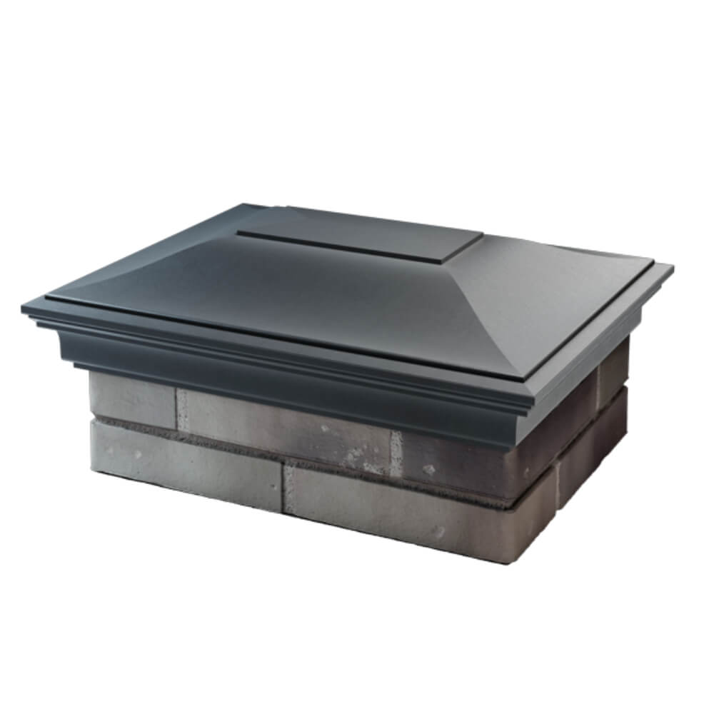 Колпак Zking Монблан Серый на столб 2х1.5 кирпича (515х385мм) в Калуге фото