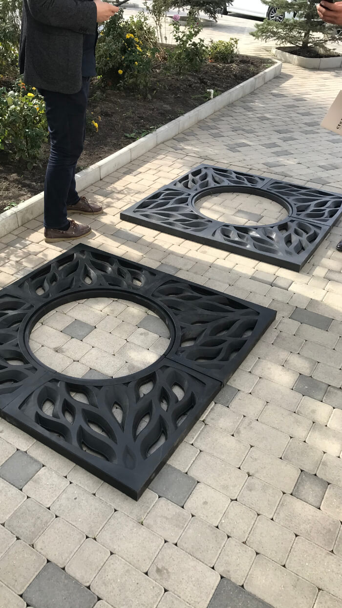 Приствольная решетка для дерева ZKING CRUST 1.2х1.2м Черная в Калуге фото