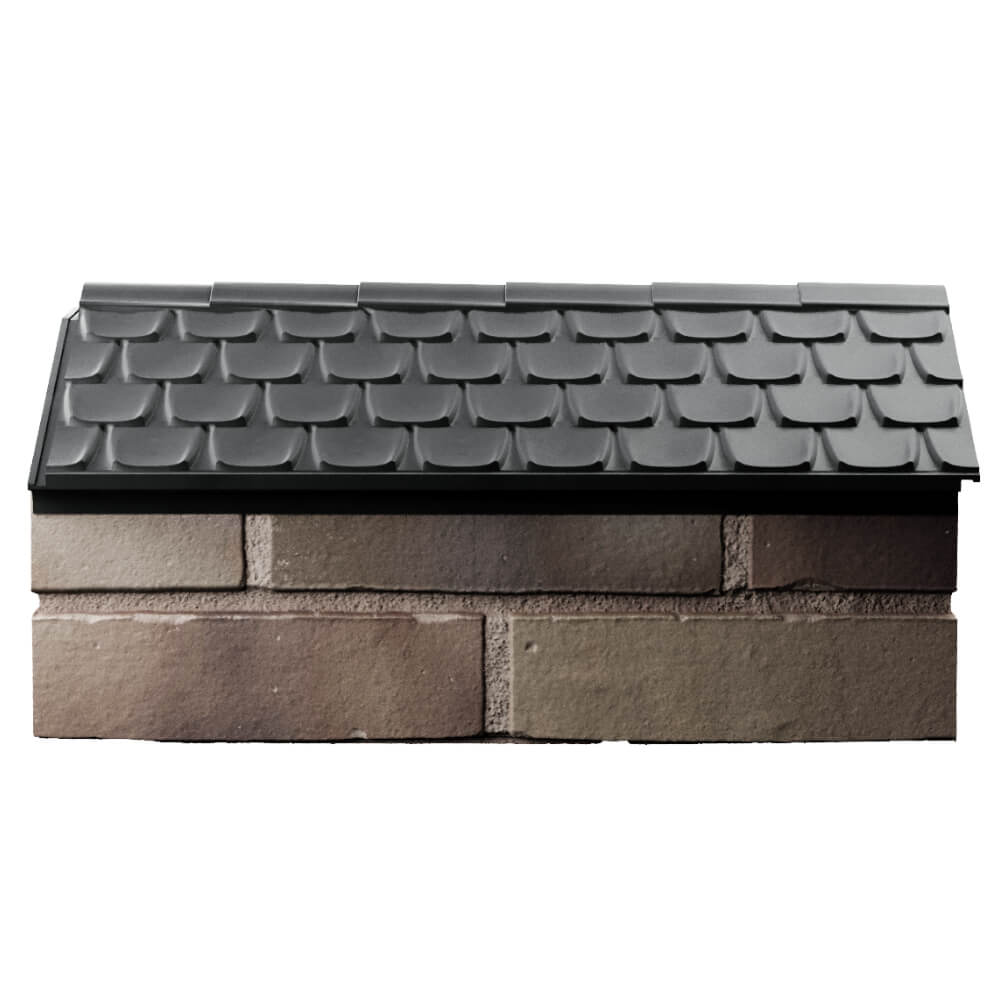 Парапет Zking Эльбрус Серый с посадкой на 1 кирпич (255мм) в Калуге фото