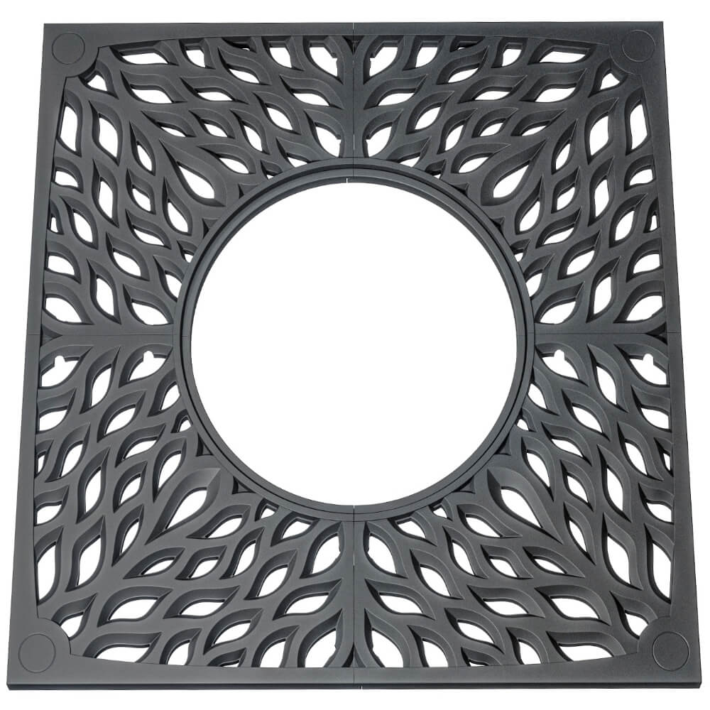 Приствольная решетка для дерева ZKING CRUST 2х2м Черная Калуга фото