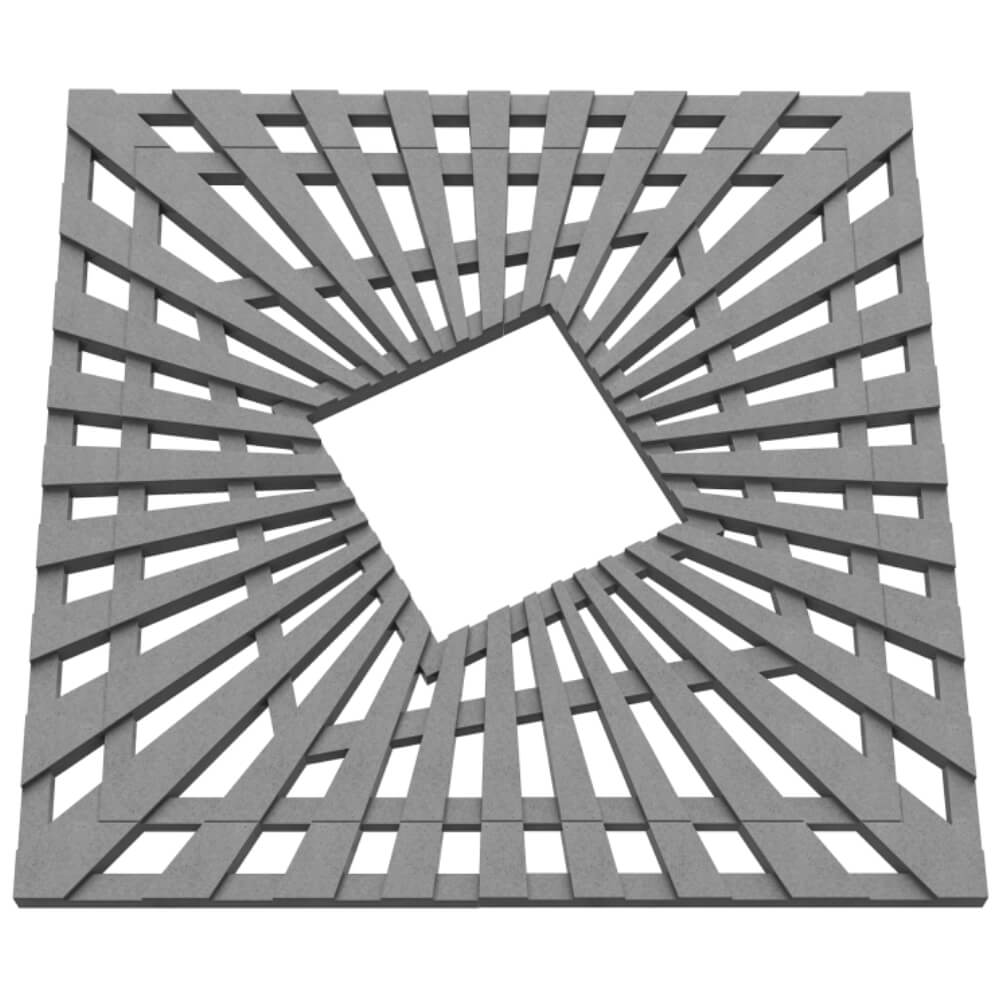 Приствольная решетка для дерева ZKING ATMOSPHERE 1.2х1.2м Серая в Калуге фото