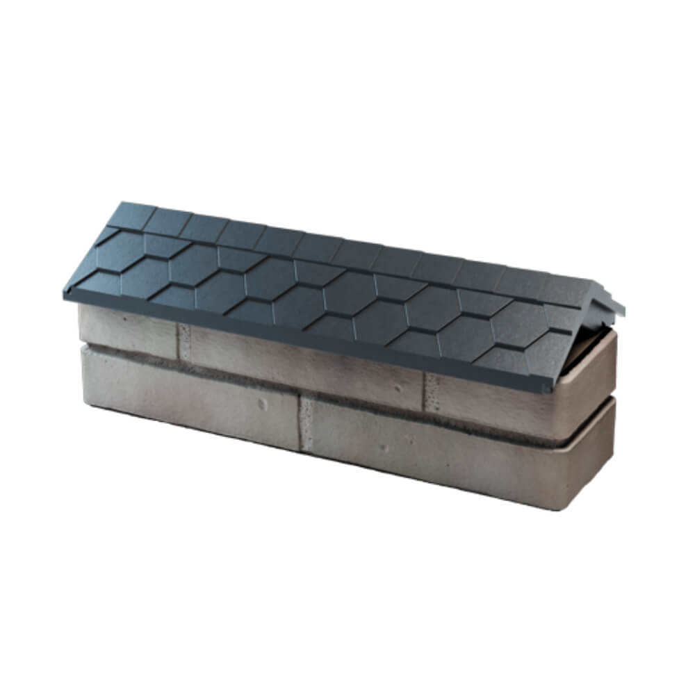 Парапет Zking Эверест Серый с посадкой на 0.5 кирпича (130мм) в Калуге фото