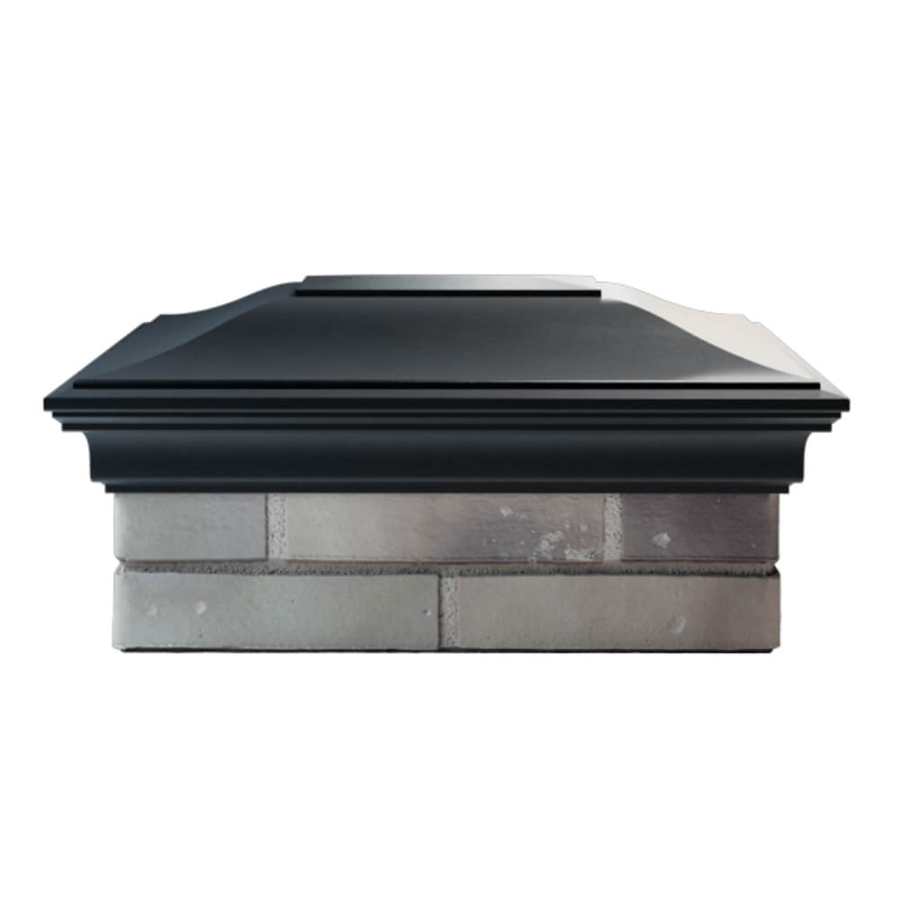 Колпак Zking Монблан Черный на столб 2х1.5 кирпича (515х385мм) в Калуге фото