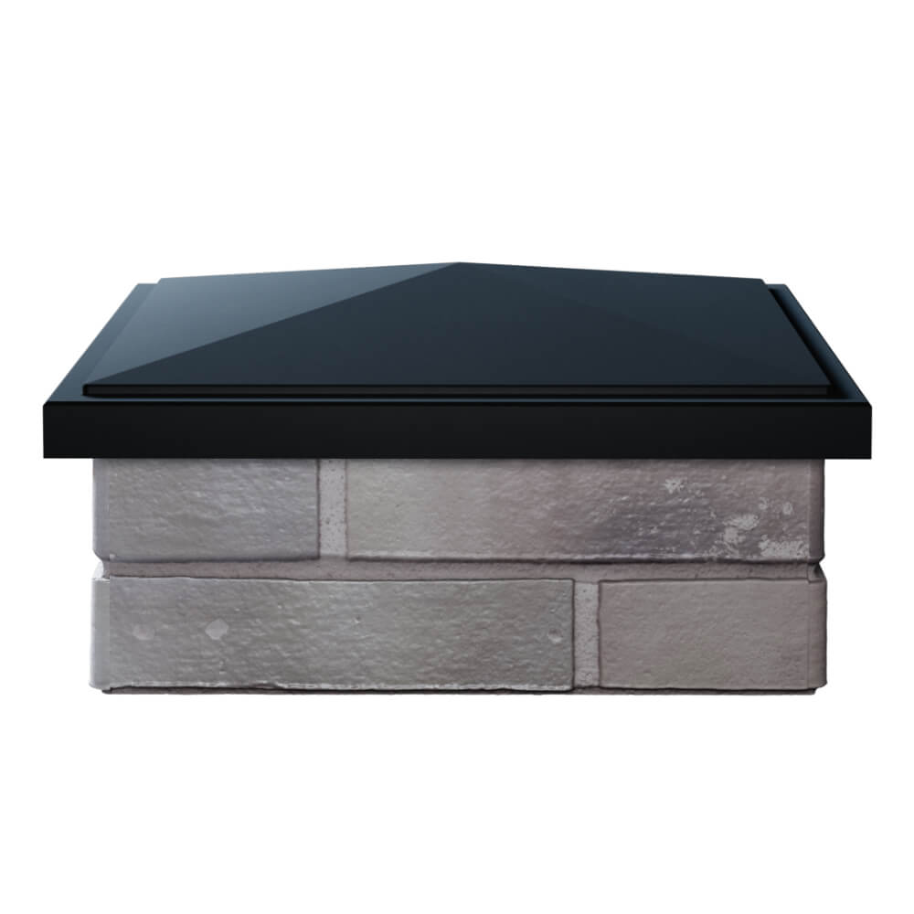 Колпак Zking БонаМоно Черный на столб 1.5х1.5 кирпича (385х385, 400х400мм) Калуга фото