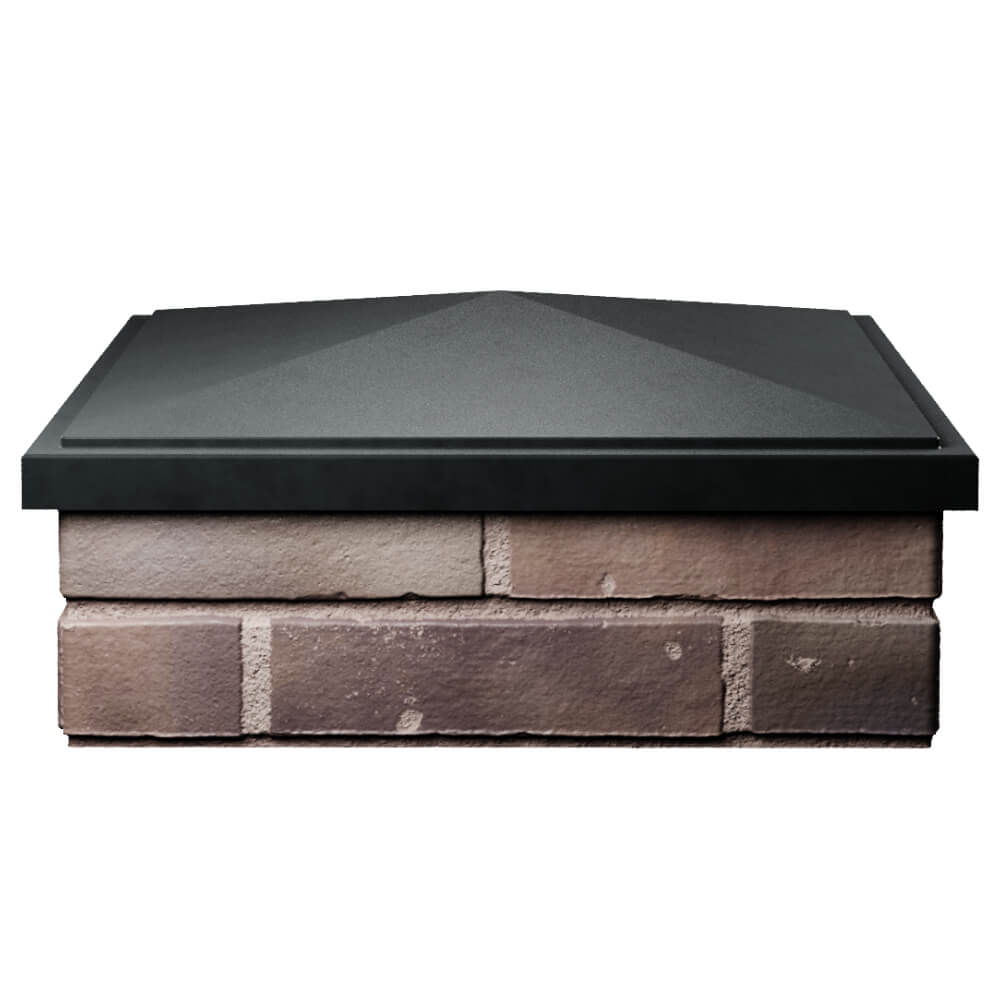 Колпак Zking БонаМоно Черный на столб 2х2 кирпича (515х515, 530х530мм) Калуга фото