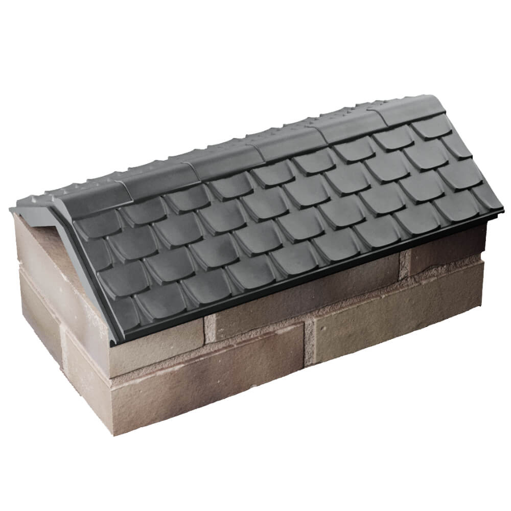 Парапет Zking Эльбрус Серый с посадкой на 1 кирпич (255мм) в Калуге фото