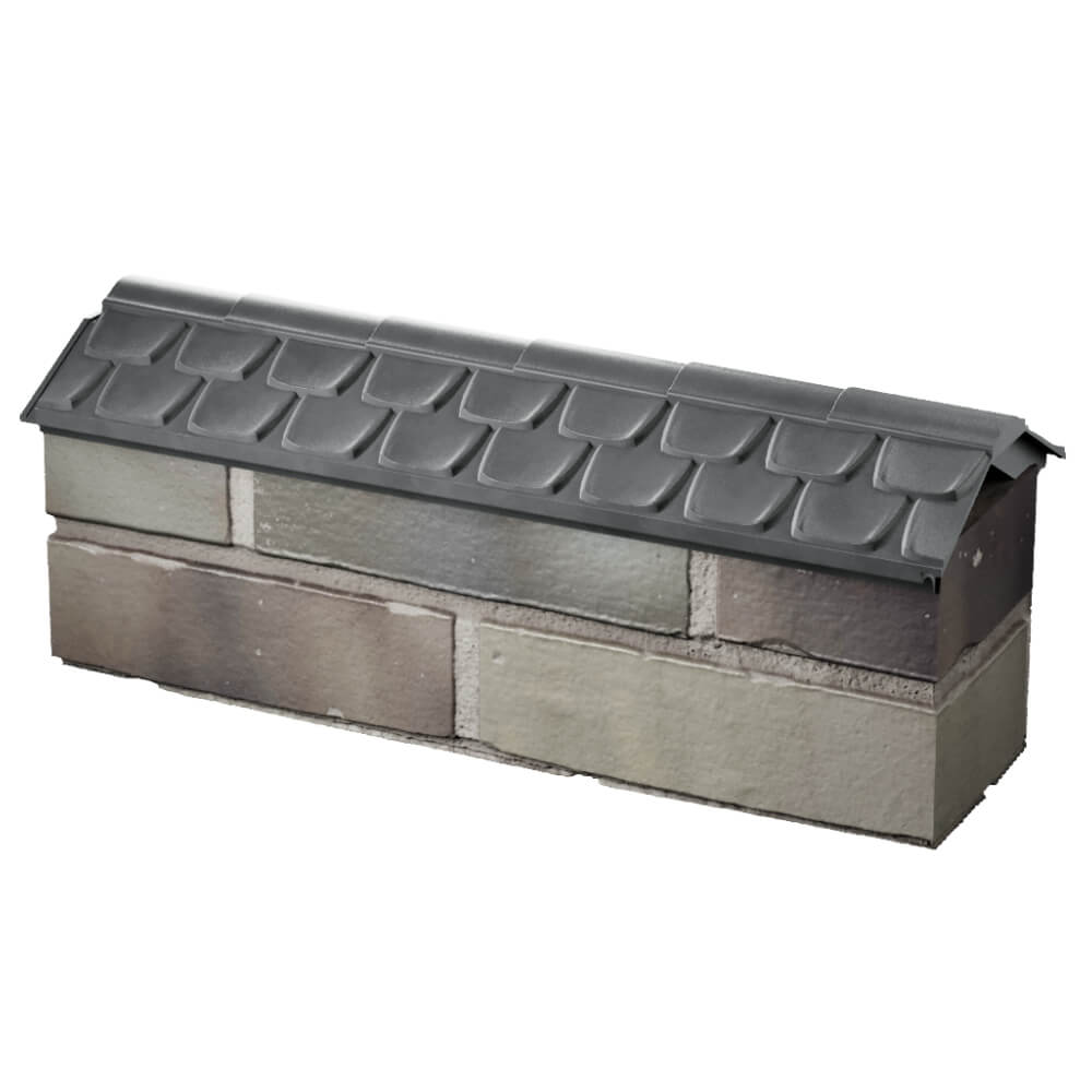 Парапет Zking Эльбрус Серый с посадкой на 0.5 кирпича (130мм) в Калуге фото