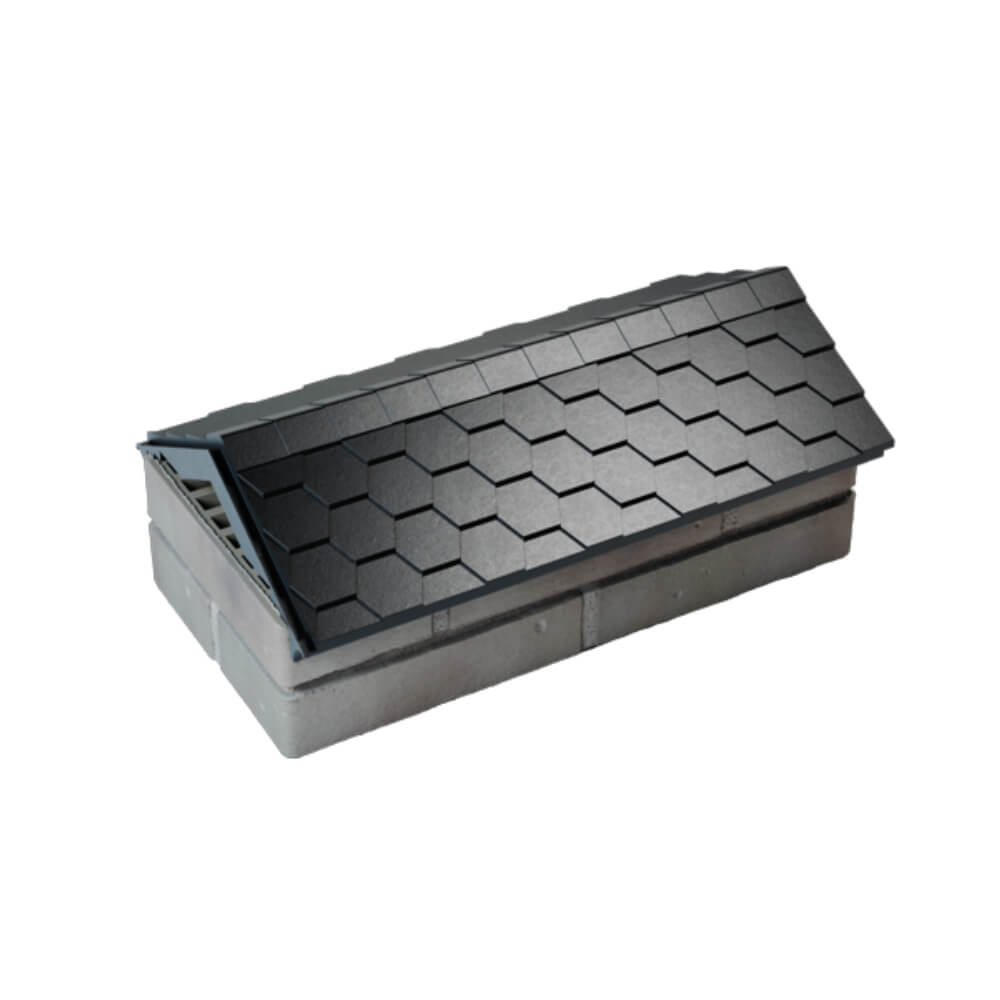 Парапет Zking Эверест Черный с посадкой на 1 кирпич (200/225/255мм) в Калуге фото