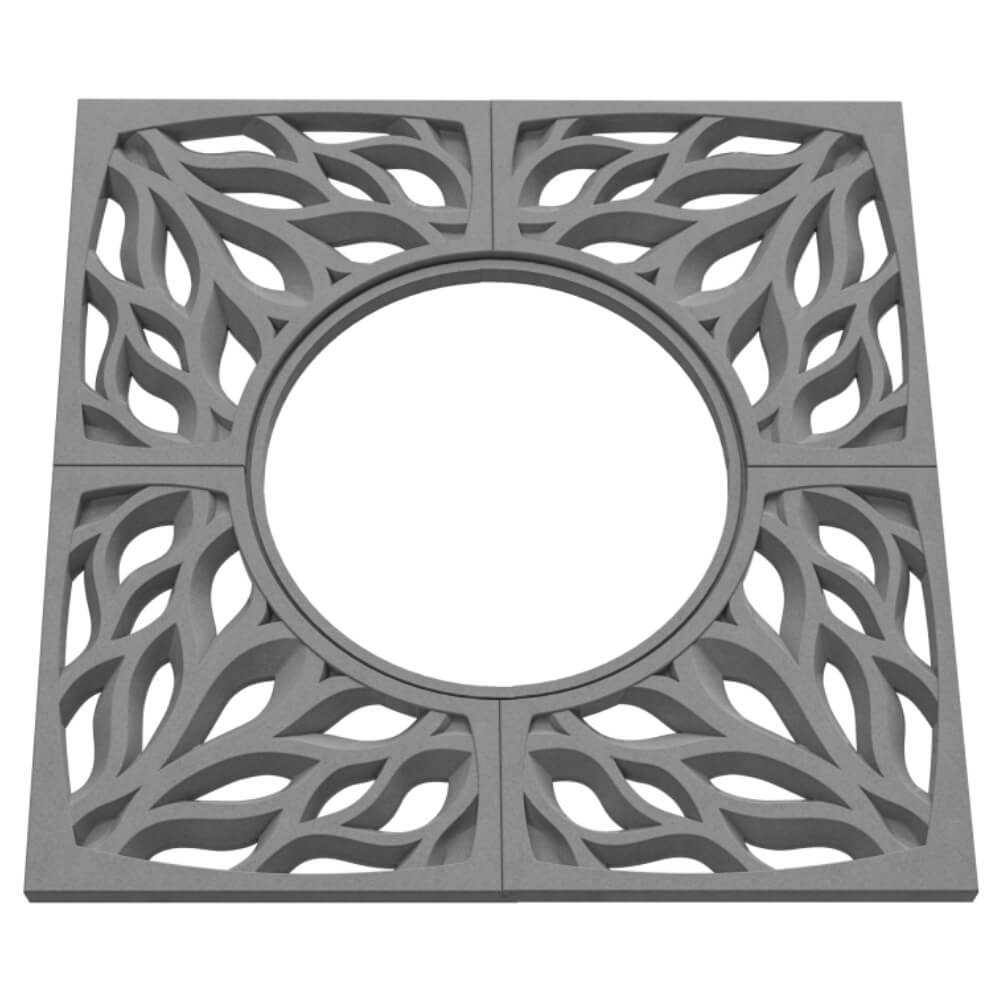 Приствольная решетка для дерева ZKING CRUST 1.2х1.2м Серая в Калуге фото