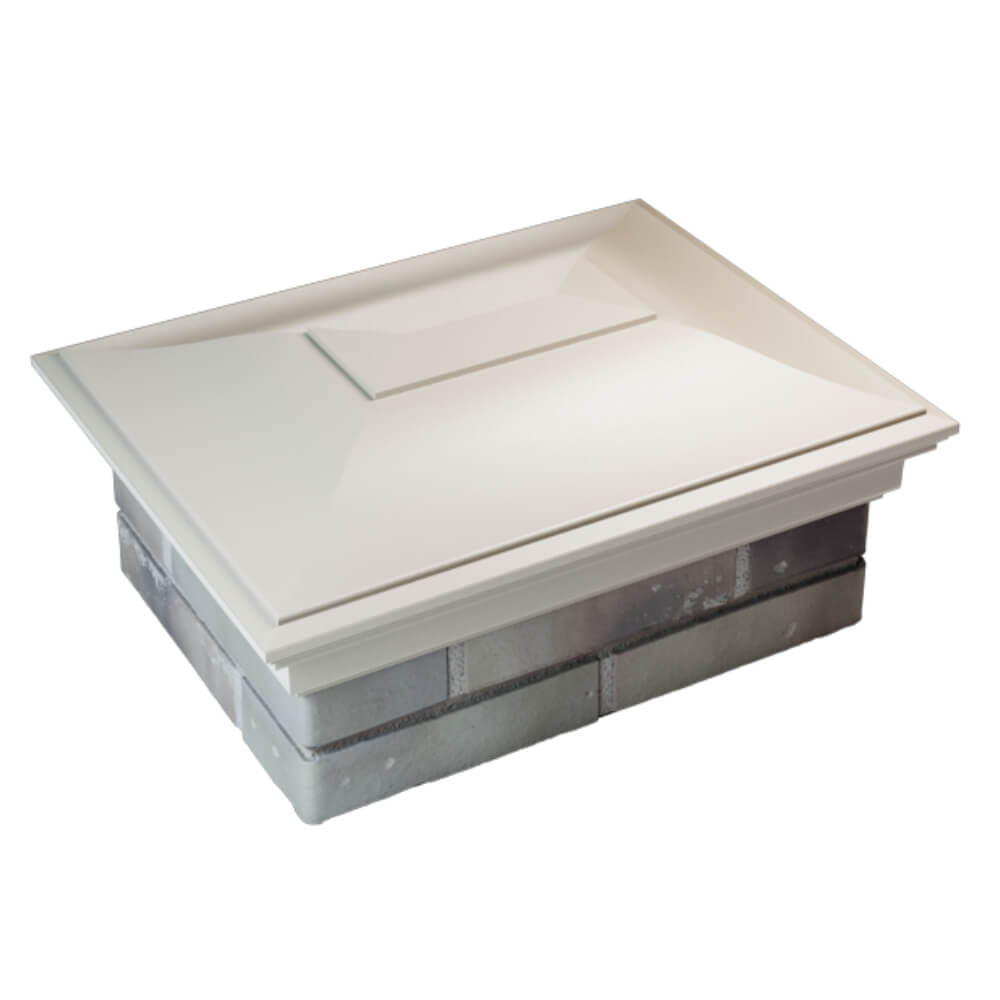 Колпак Zking Монблан Бежевый на столб 2х1.5 кирпича (515х385мм) Калуга фото