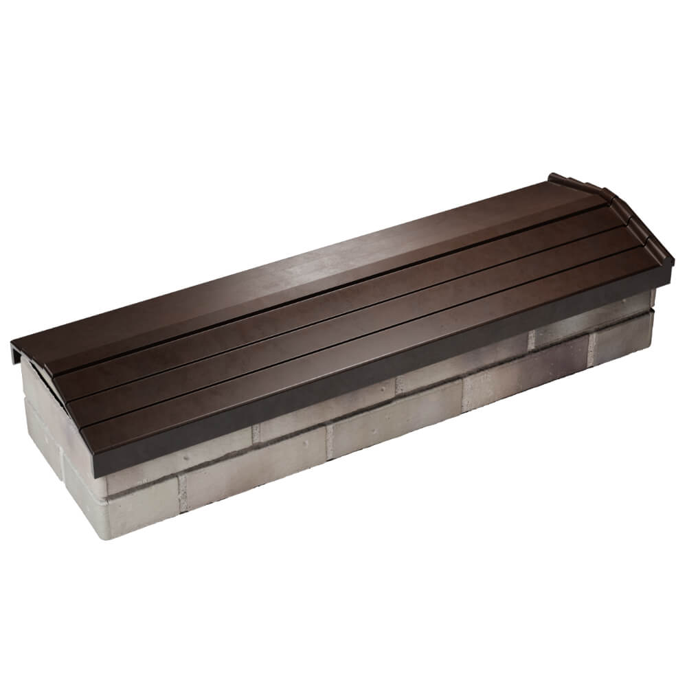 Парапет Zking Бона ХайТек Коричневый посадка на 0.5 кирпича (130мм) в Калуге фото