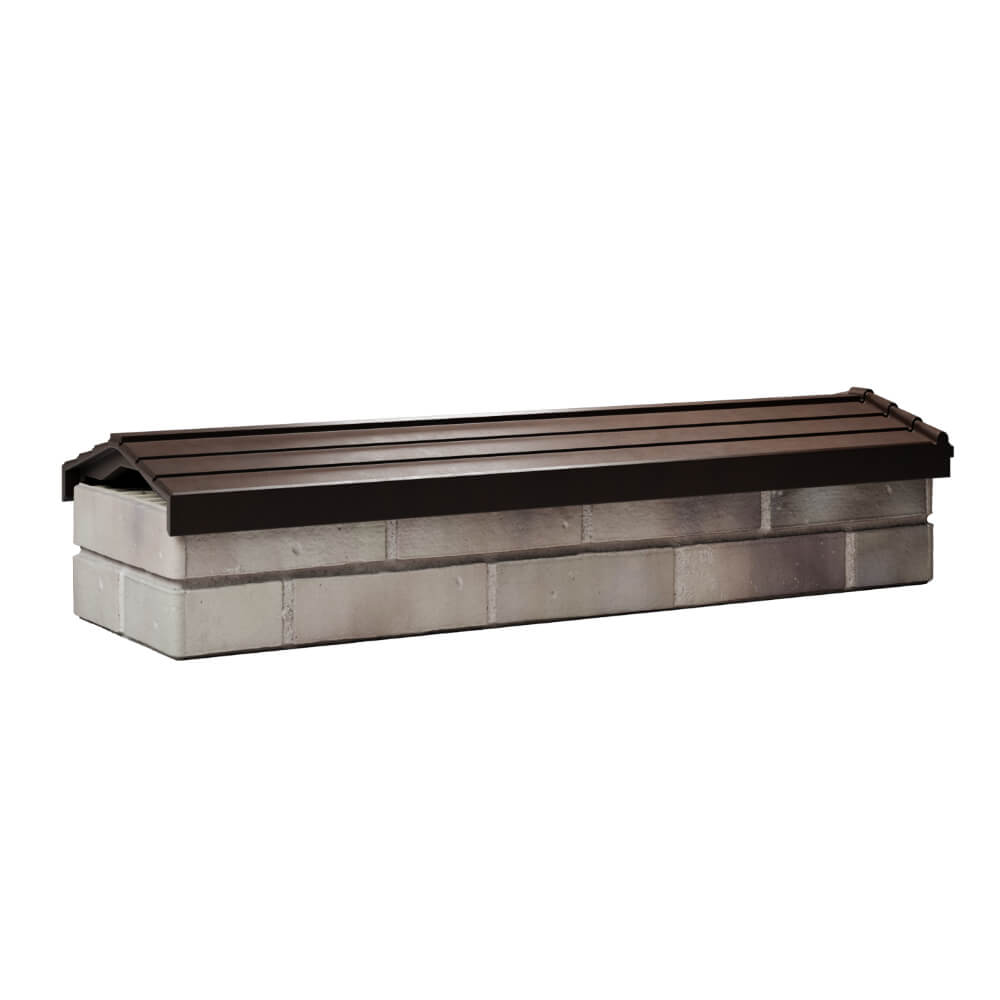 Парапет Zking Бона ХайТек Коричневый посадка на 0.5 кирпича (130мм) Калуга фото