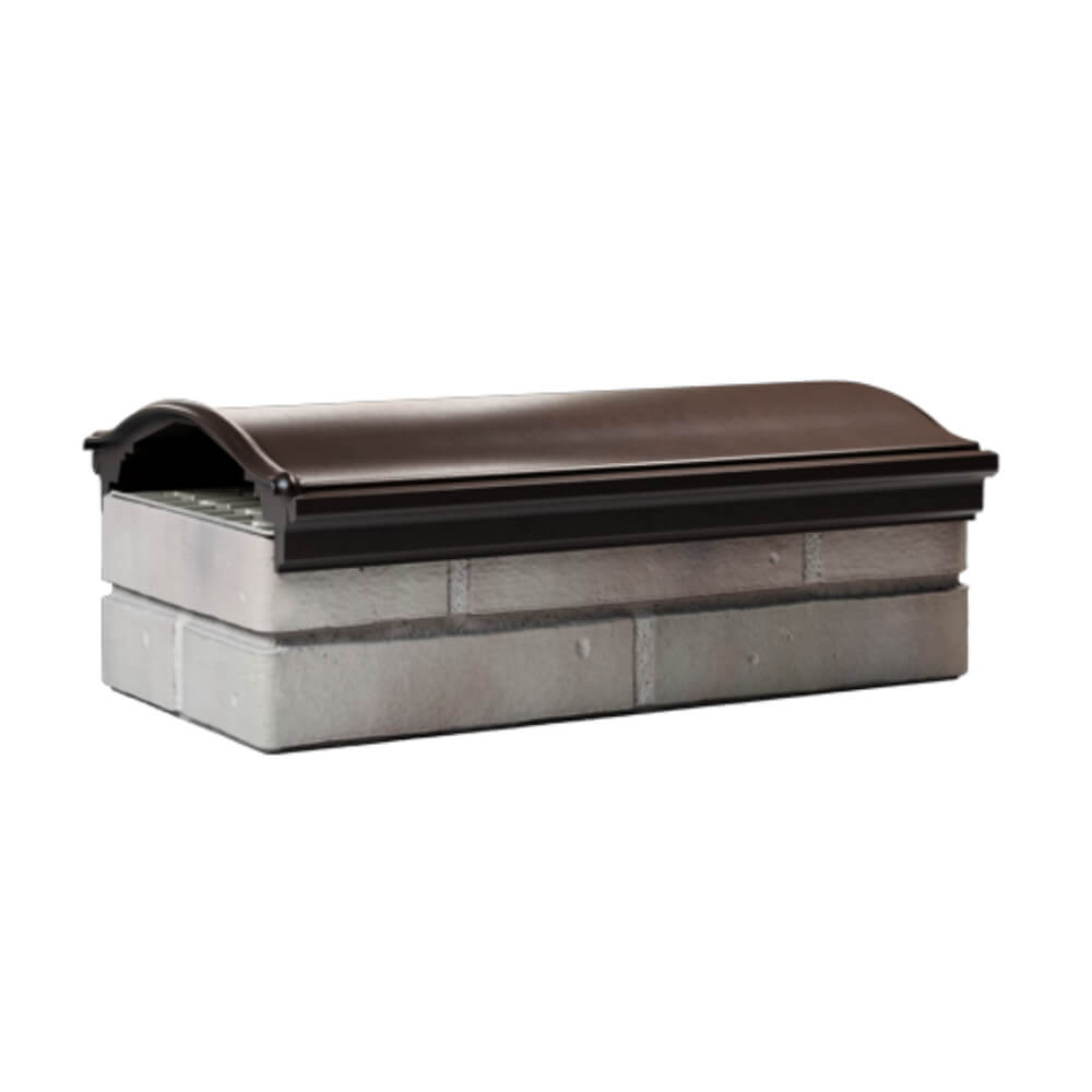 Парапет Zking Монблан Коричневый посадка на 1 кирпич (200/225/255мм) Калуга фото