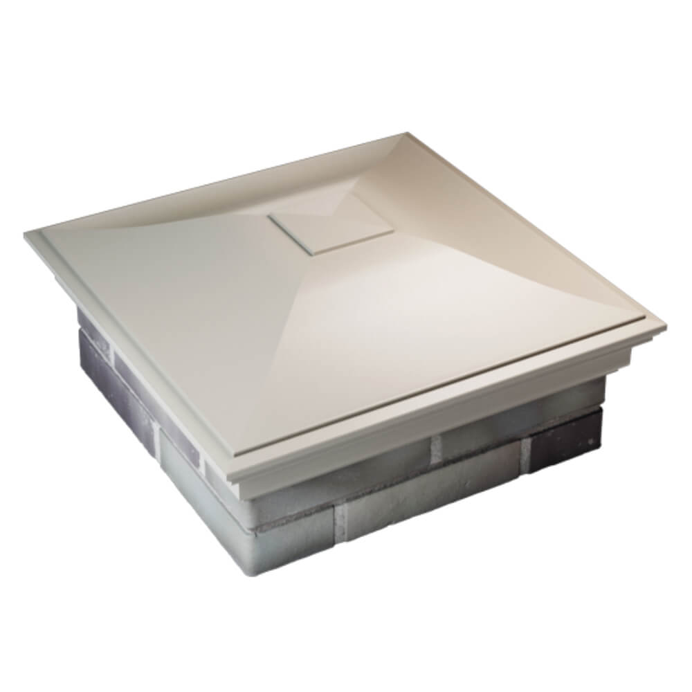 Колпак Zking Монблан Бежевый на столб 2х2 кирпича (515х515мм) Калуга фото