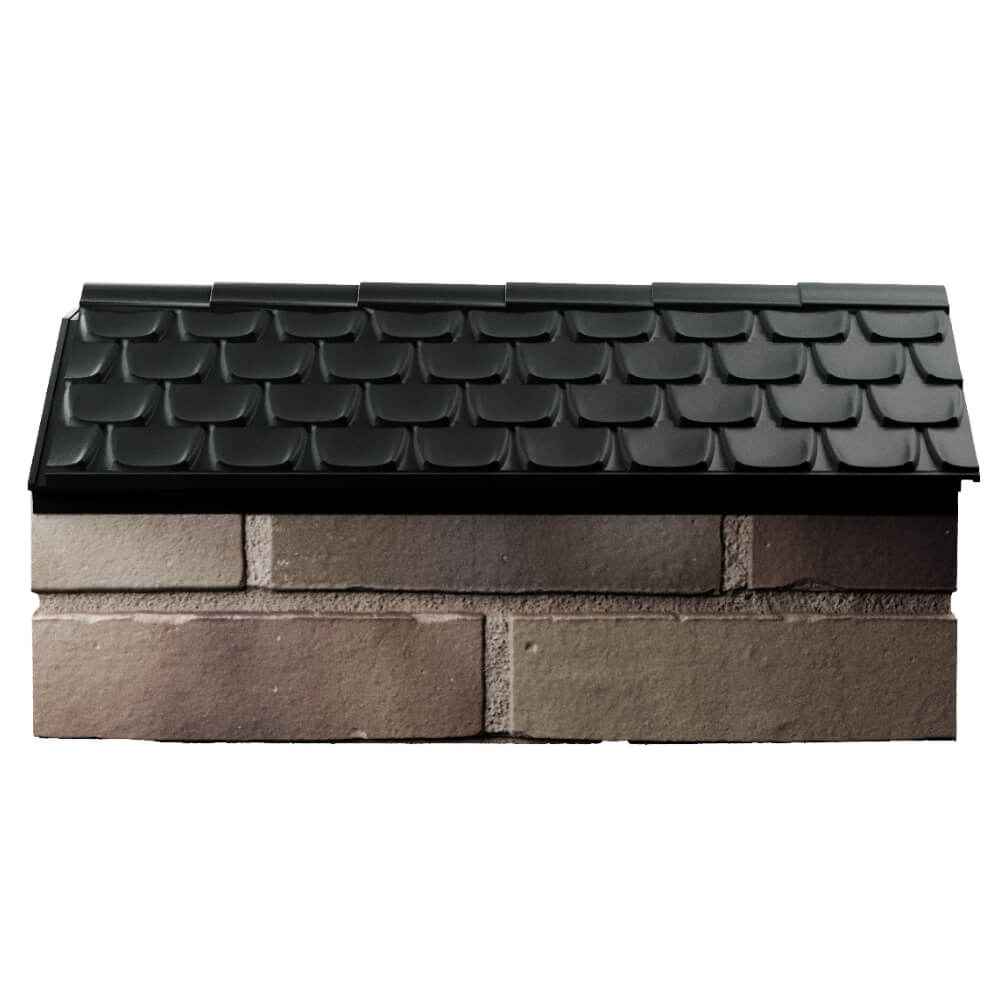 Парапет Zking Эльбрус Черный с посадкой на 1 кирпич (255мм) в Калуге фото
