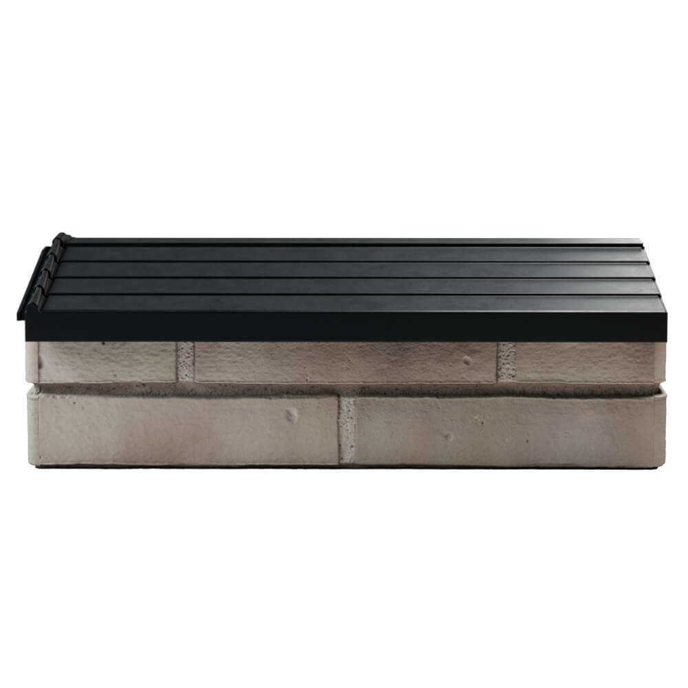 Парапет Zking Бона ХайТек Черный с посадкой на 1 кирпич (200/225/255мм) в Калуге фото