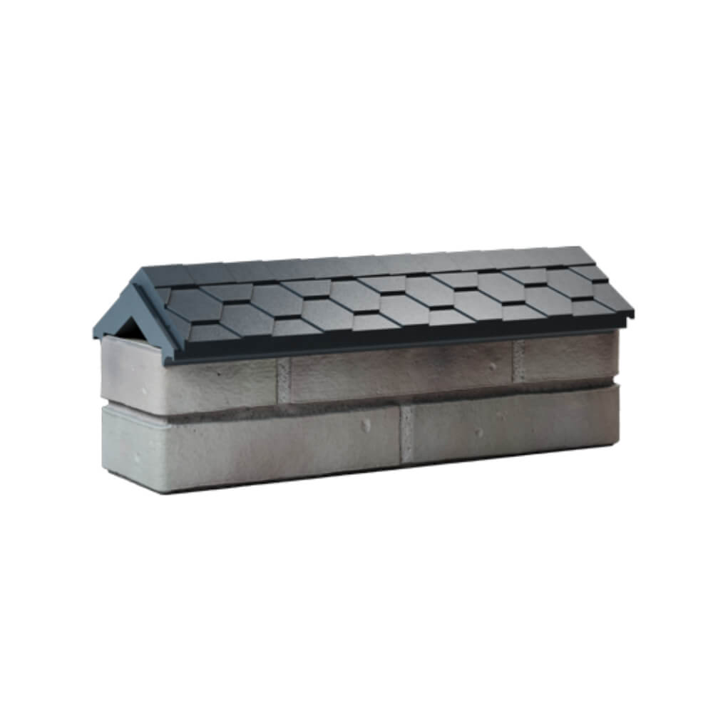 Парапет Zking Эверест Серый с посадкой на 0.5 кирпича (130мм) Калуга фото