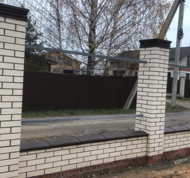 Колпак Zking Бона ХайТек Коричневый на столб 1.5х1.5 кирпича (385х385мм) в Калуге фото