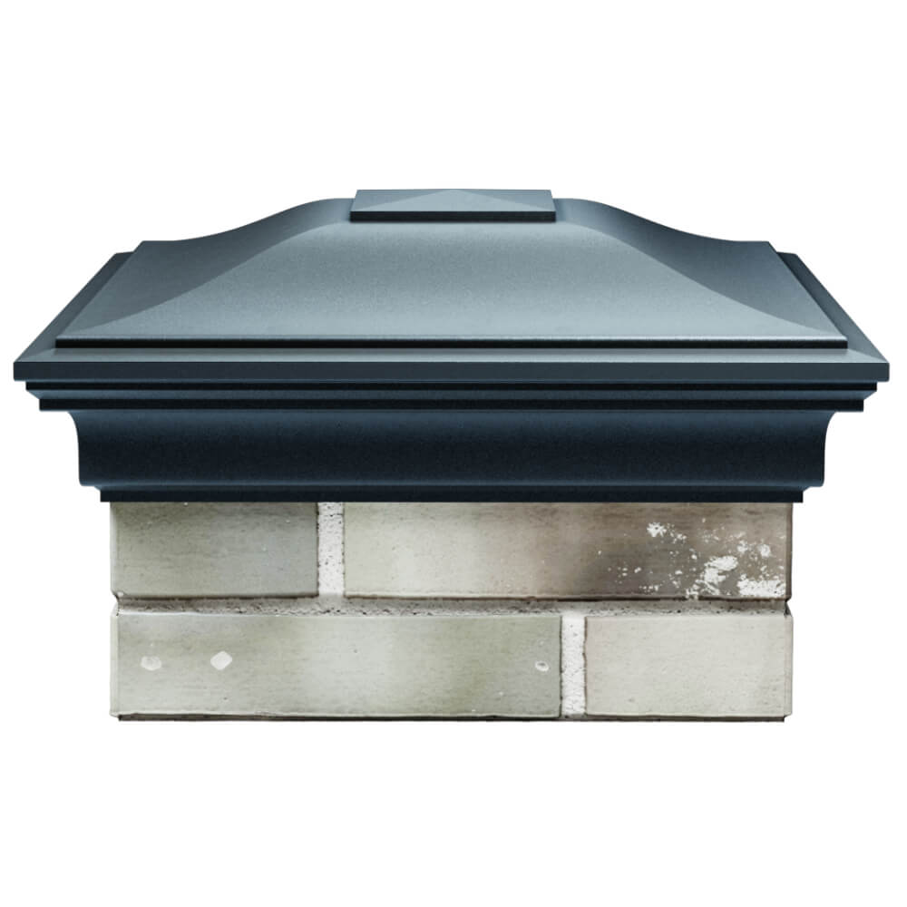 Колпак Zking Монблан Серый на столб 1.5х1.5 кирпича (385х385мм) Калуга фото