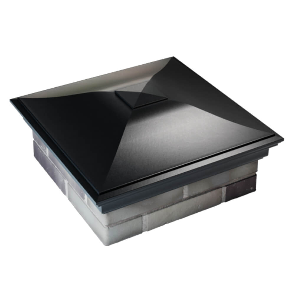 Колпак Zking Монблан Черный на столб 2х2 кирпича (515х515мм) Калуга фото