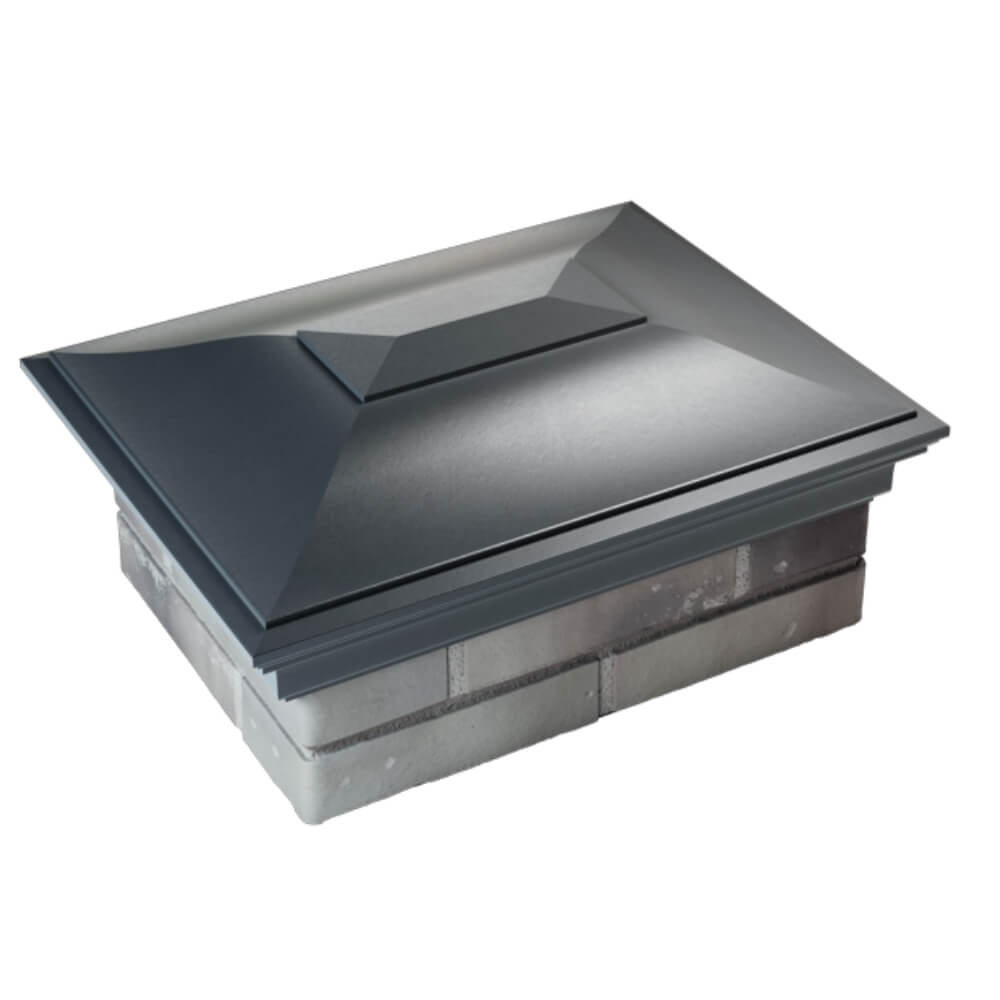 Колпак Zking Монблан Серый на столб 2х1.5 кирпича (515х385мм) Калуга фото