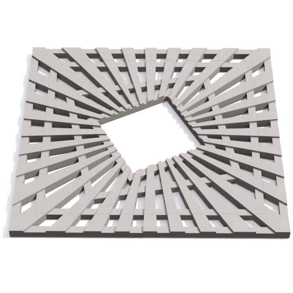 Приствольная решетка для дерева ZKING ATMOSPHERE 1.2х1.2м Бежевая Калуга фото