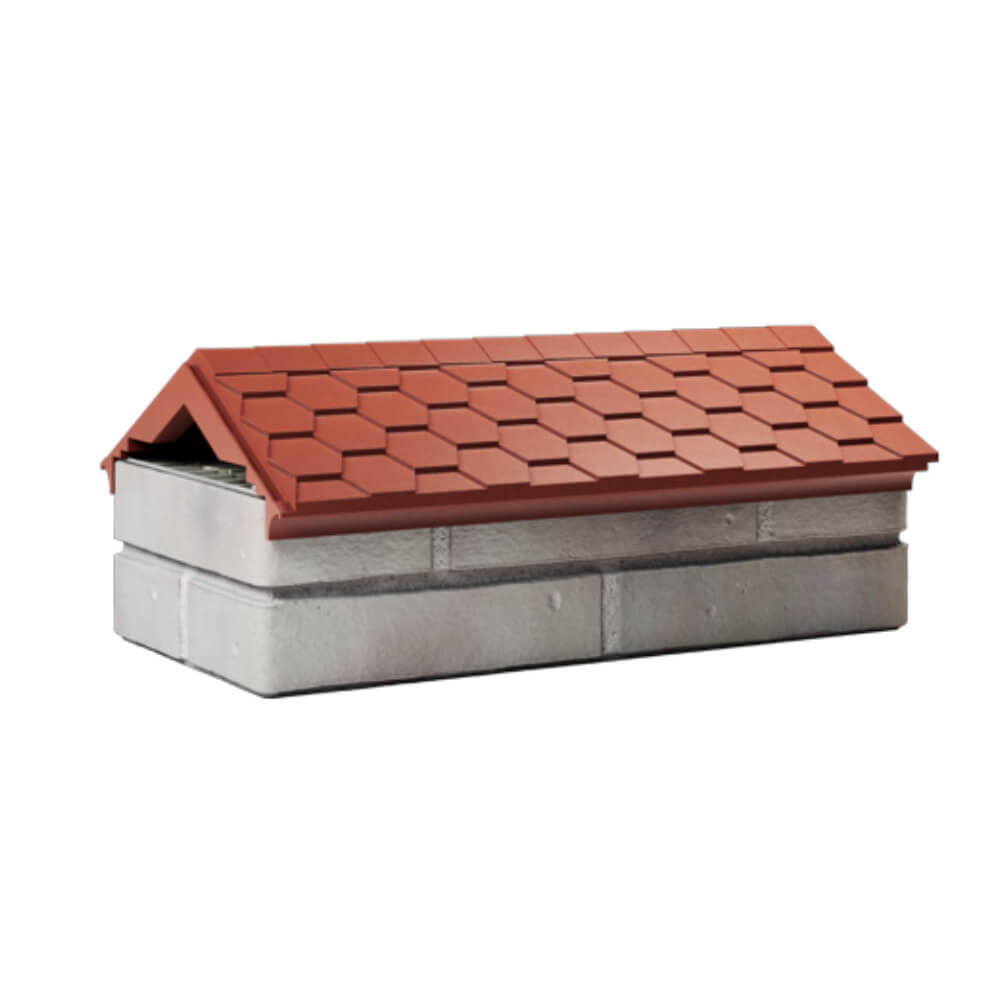 Парапет Zking Эверест Красный с посадкой на 1 кирпич (200/225/255мм) Калуга фото