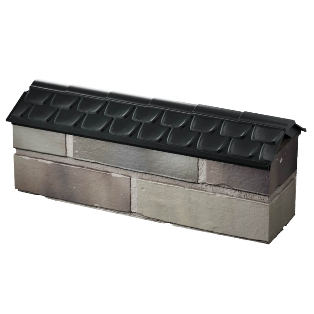 Парапет Zking Эльбрус Черный с посадкой на 0.5 кирпича (130мм) в Калуге фото