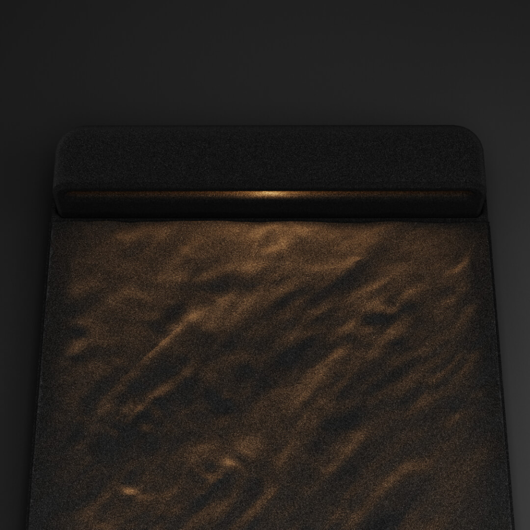 LED Светильник для шаговой плиты STONE Черный Сланец 330х75х98мм в Калуге фото