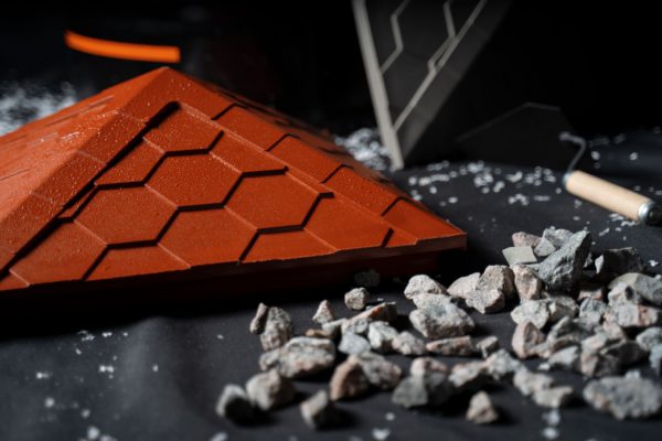 Колпак Zking Эверест Красный на столб 1.5х1.5 кирпича (390х390мм) в Калуге фото