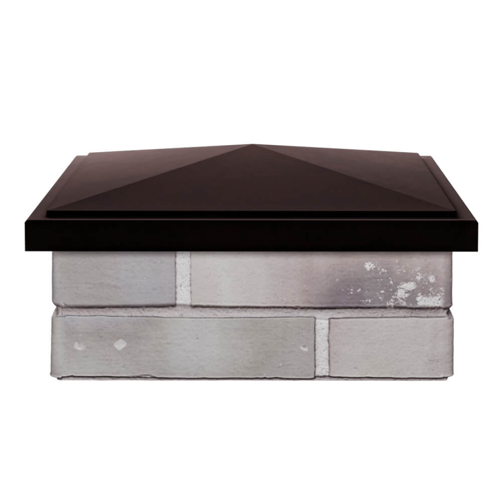 Колпак Zking БонаМоно Коричневый на столб 1.5х1.5 кирпича (385х385, 400х400мм) Калуга фото