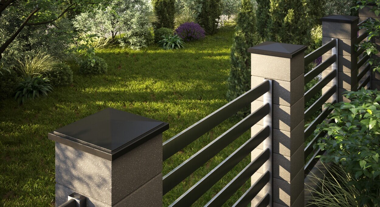 Колпак Zking БонаМоно Коричневый на столб 1.5х1.5 кирпича (385х385, 400х400мм) в Калуге фото