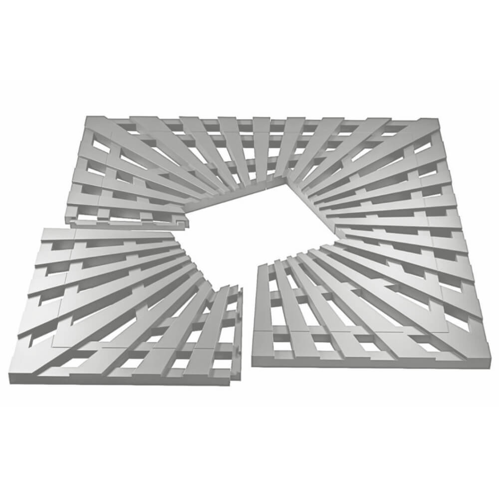 Приствольная решетка для дерева ZKING ATMOSPHERE 1.2х1.2м Бежевая в Калуге фото