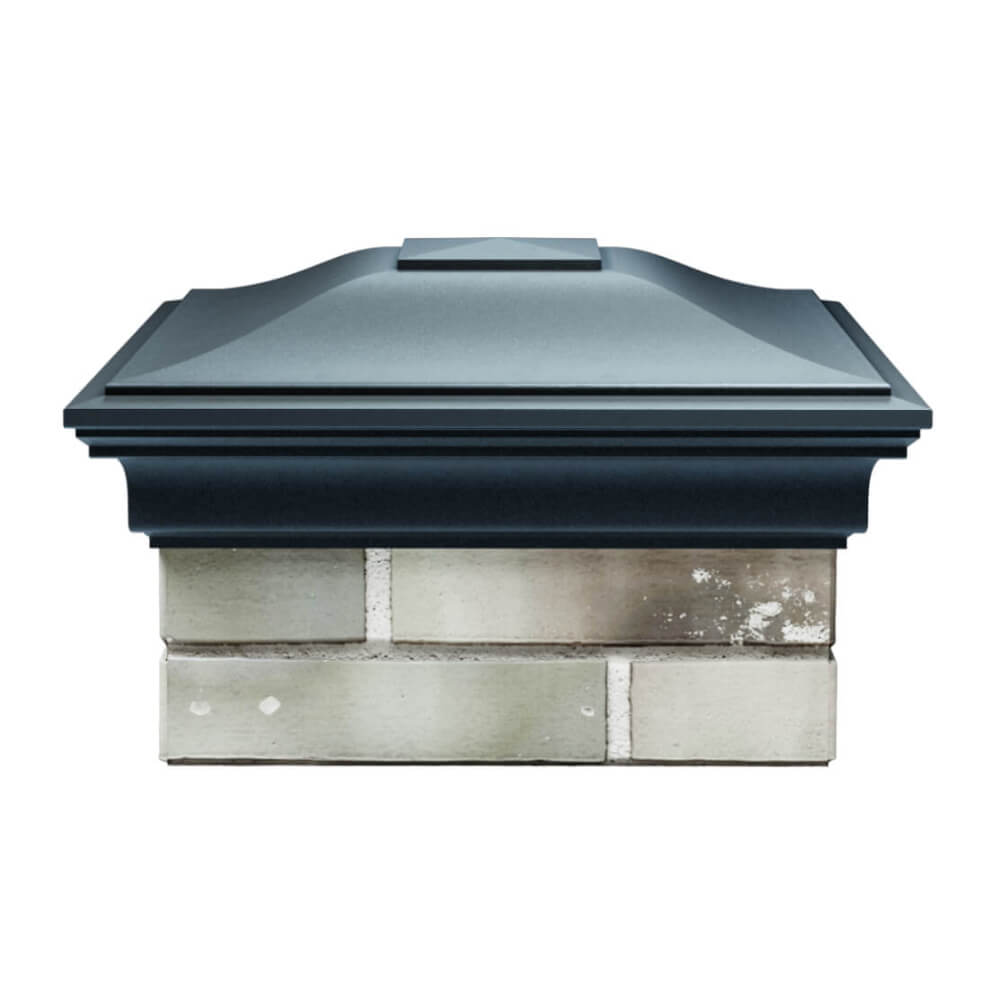 Колпак Zking Монблан Серый на столб 1.5х1.5 еврокирпича 0.7НФ (355х355мм) Калуга фото