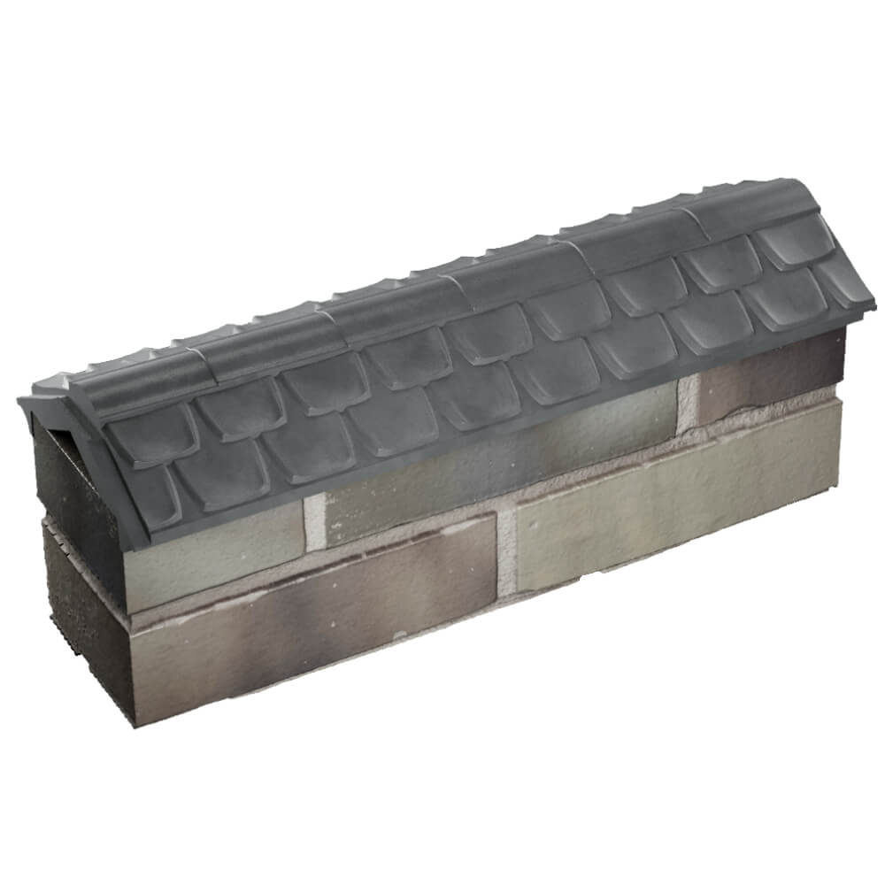 Парапет Zking Эльбрус Серый с посадкой на 0.5 кирпича (130мм) в Калуге фото