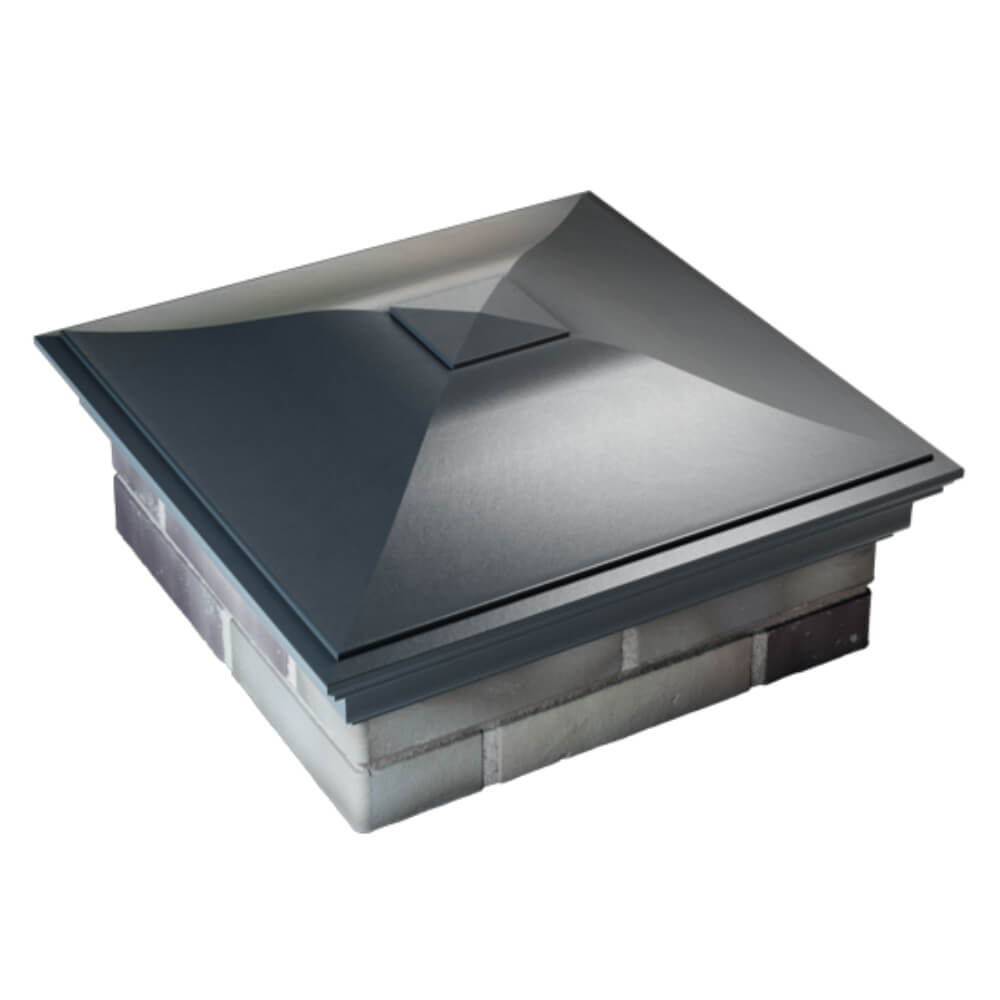 Колпак Zking Монблан Серый на столб 2х2 кирпича (515х515мм) Калуга фото