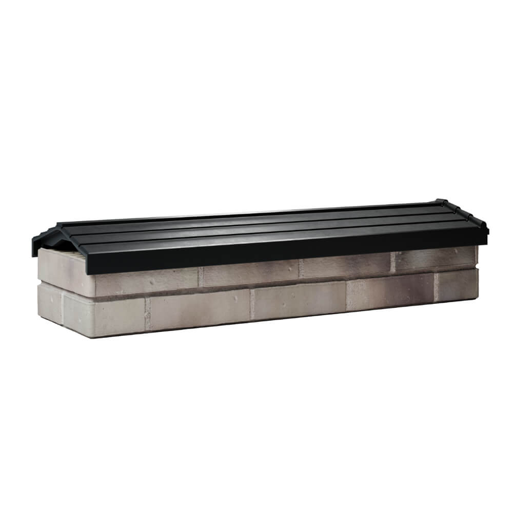 Парапет Zking Бона ХайТек Черный посадка на 0.5 кирпича (130мм) Калуга фото