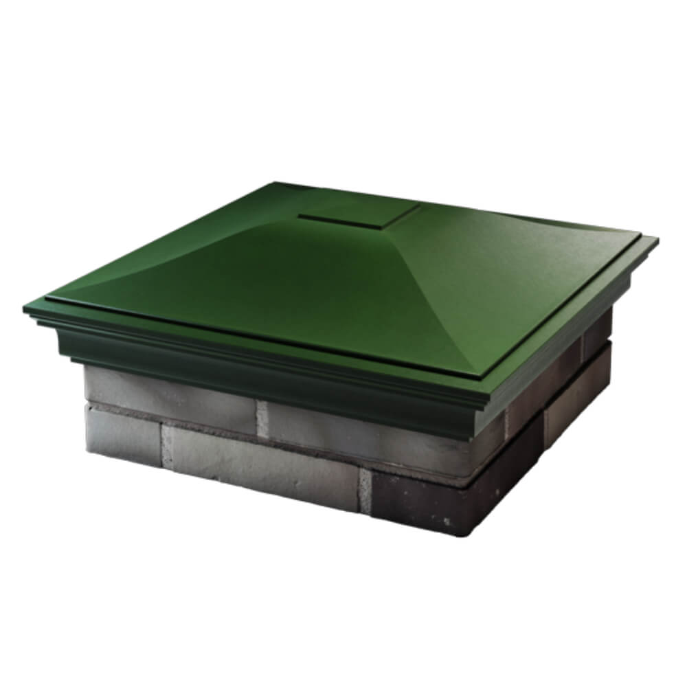 Колпак Zking Монблан Зеленый на столб 2х2 кирпича (515х515мм) в Калуге фото