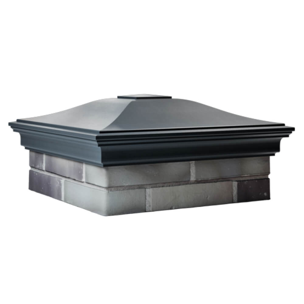 Колпак Zking Монблан Серый на столб 2х2 кирпича (515х515мм) в Калуге фото