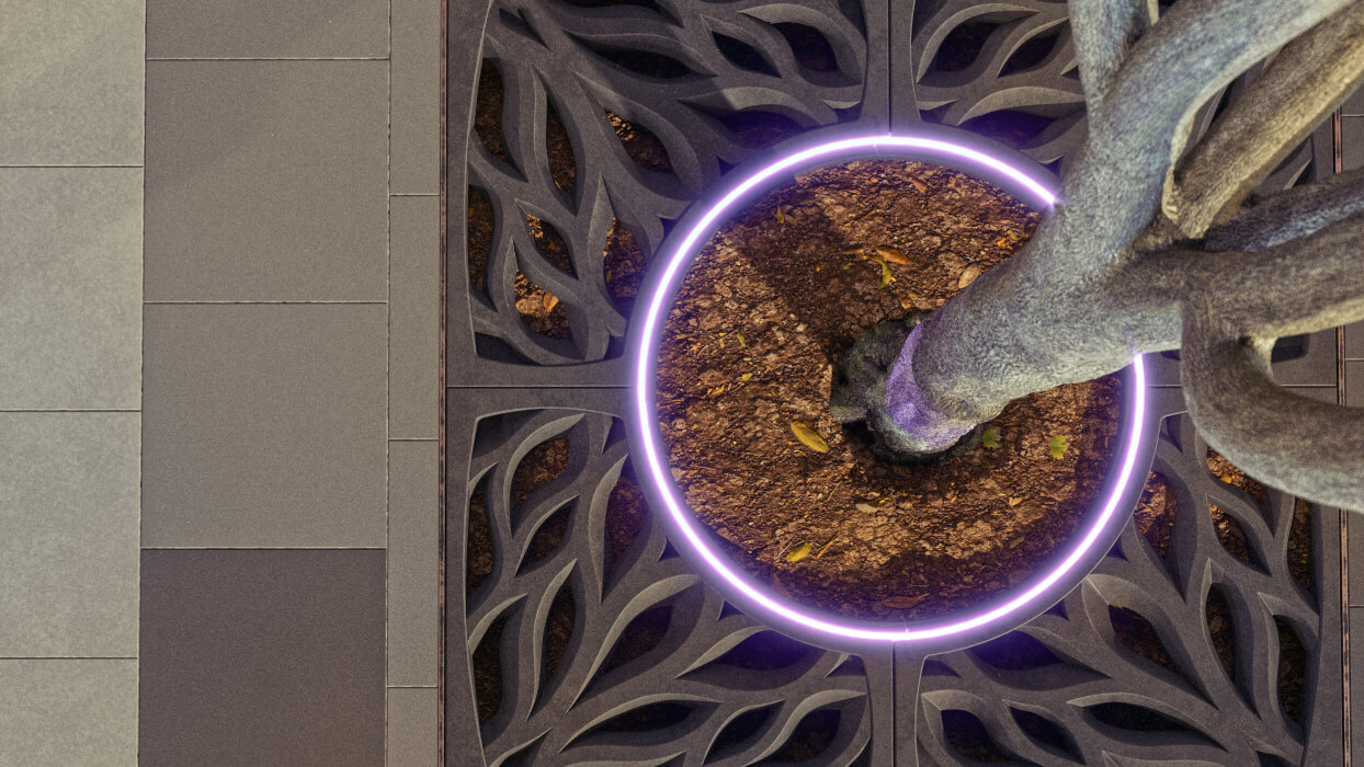 Приствольная решетка для дерева ZKING CRUST 1.2х1.2м Черная в Калуге фото