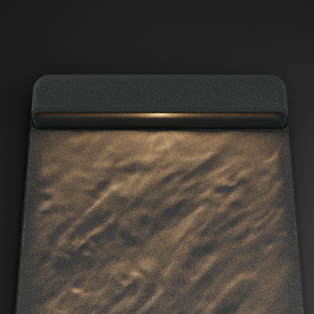 LED Светильник для шаговой плиты STONE Графитовый Серый 330х75х98мм в Калуге фото