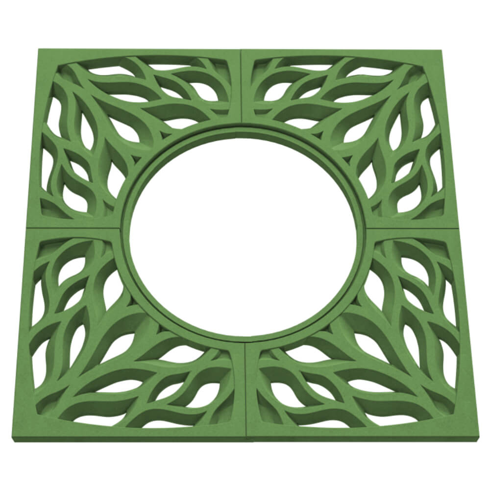 Приствольная решетка для дерева ZKING CRUST 1.2х1.2м Зеленая в Калуге фото