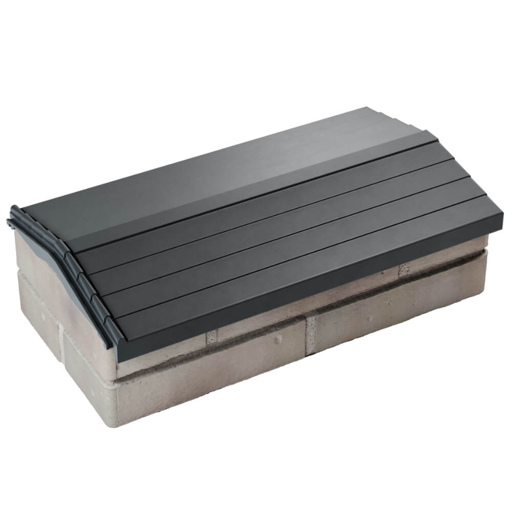 Парапет Zking Бона ХайТек Серый с посадкой на 1 кирпич (200/225/255мм) в Калуге фото