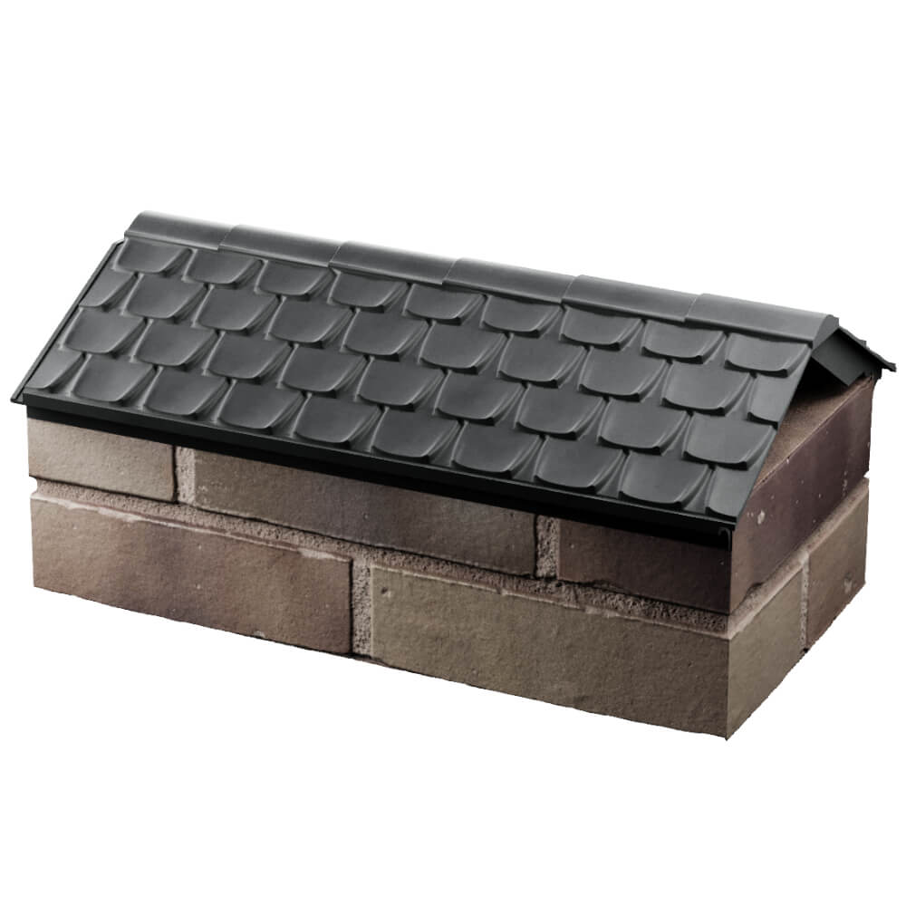 Парапет Zking Эльбрус Серый с посадкой на 1 кирпич (255мм) в Калуге фото