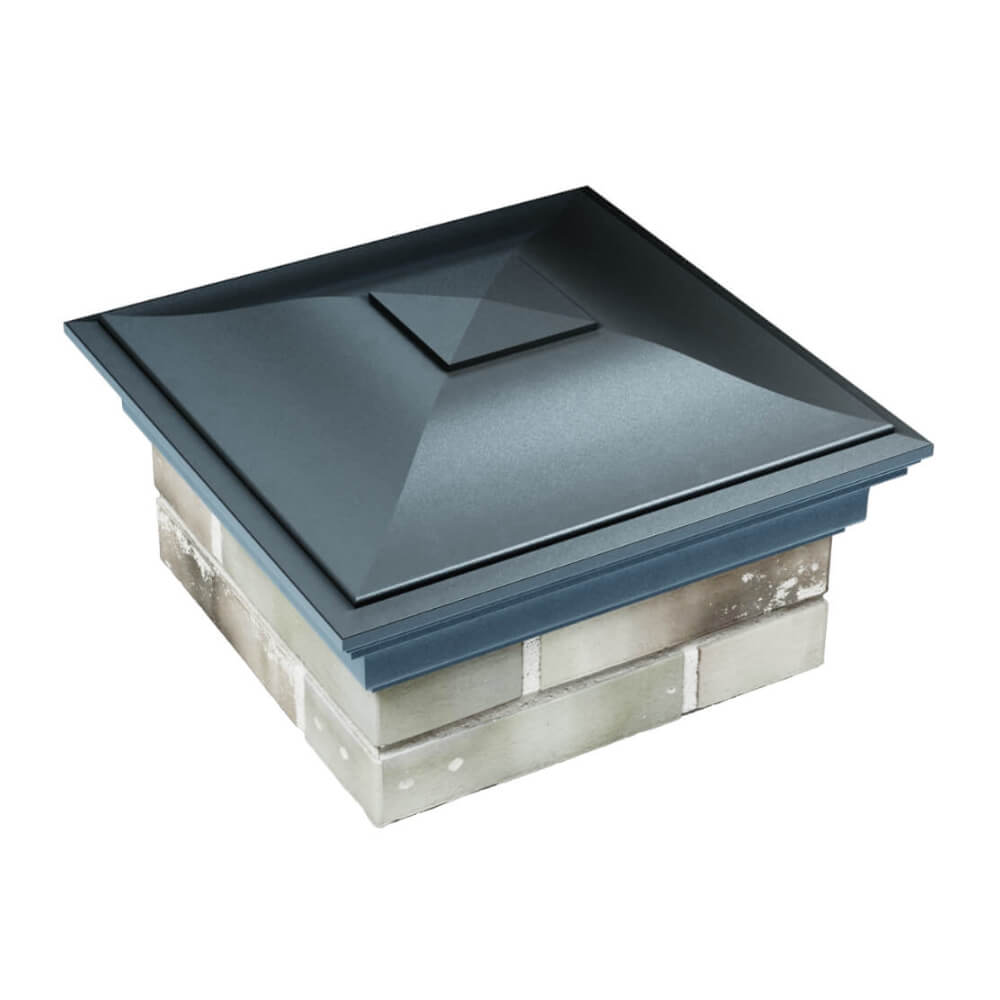 Колпак Zking Монблан Серый на столб 1.5х1.5 еврокирпича 0.7НФ (355х355мм) в Калуге фото